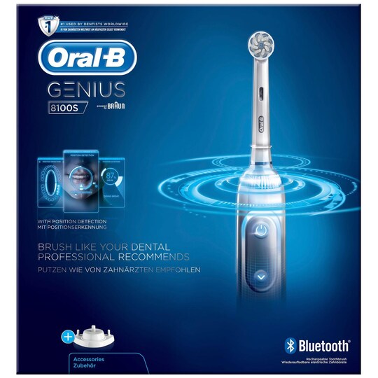 Elektriske tandbørster Genius 8 8100S HVID | Elgiganten