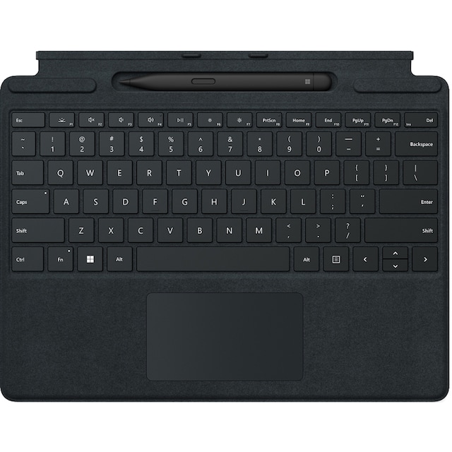 Bundt: Microsoft Surface Pro 8 tastatur + Surface Slim Pen 2 (sort)