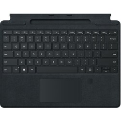 Microsoft Surface Pro 8-type cover med FPR (sort)