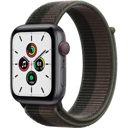 Apple Watch SE 44 mm LTE (Space Gray Alu/Tornado Gray sport loop)