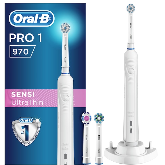 Anslået væg Elektriker Oral-B PRO 970 elektrisk tandbørste | Elgiganten