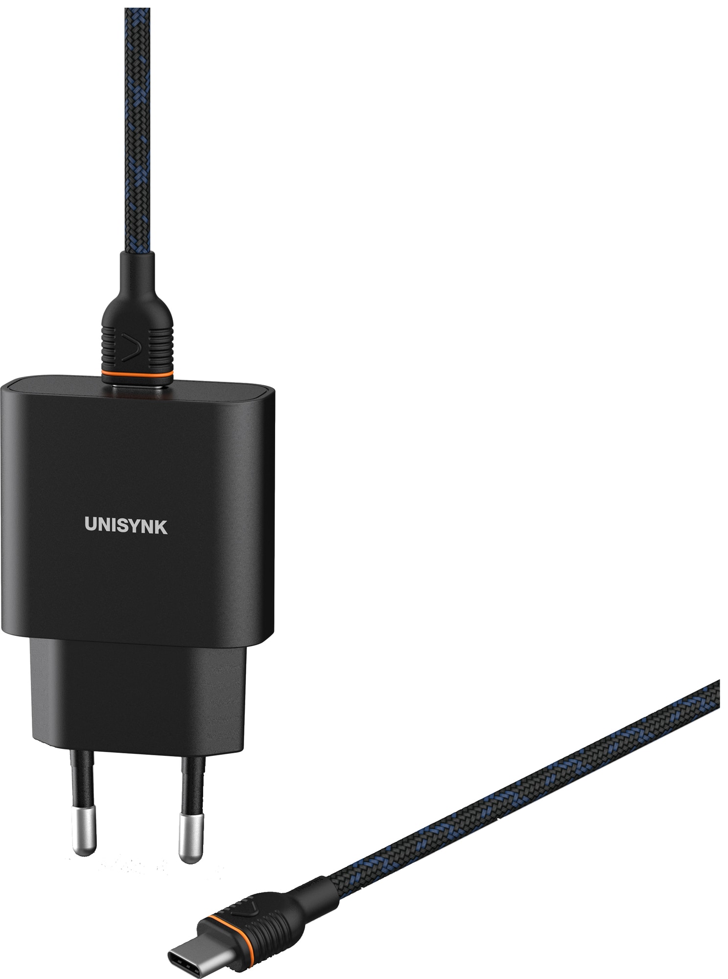 Unisynk USB-C Slim vægopladerbundt (sort) | Elgiganten