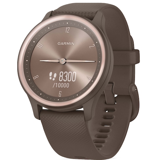 Garmin Vivomove Sport hybrid smartwatch (cocoa) | Elgiganten