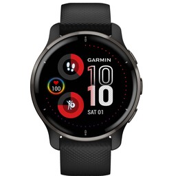 Garmin Venu 2 Plus GPS smartwatch (sort)