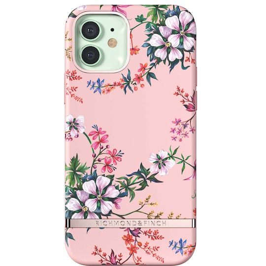 Richmond & Finch iPhone 12 Pro cover (pink blooms) | Elgiganten