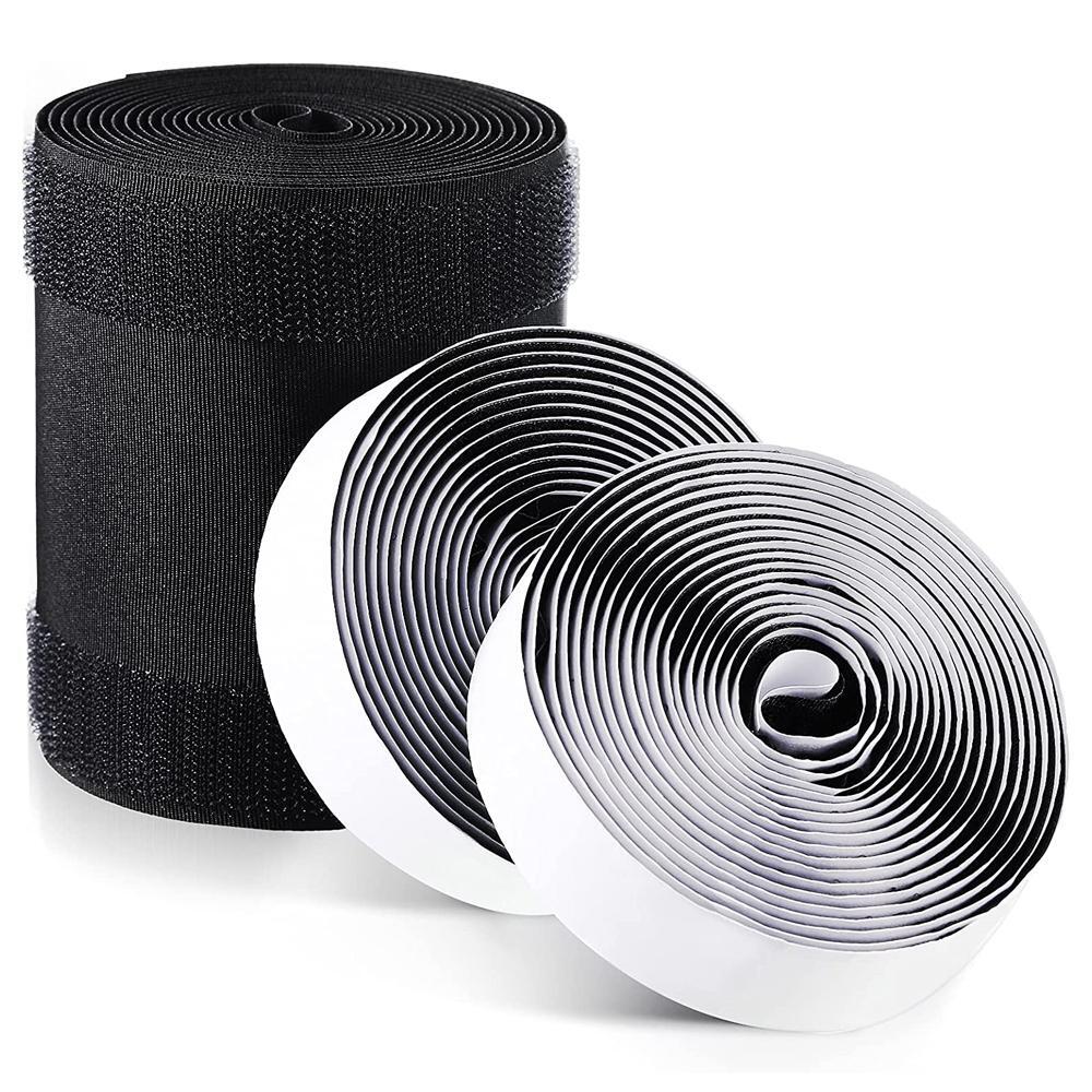 Kabelbeskyttelse med tape 3 dele 10x300 cm Sort | Elgiganten
