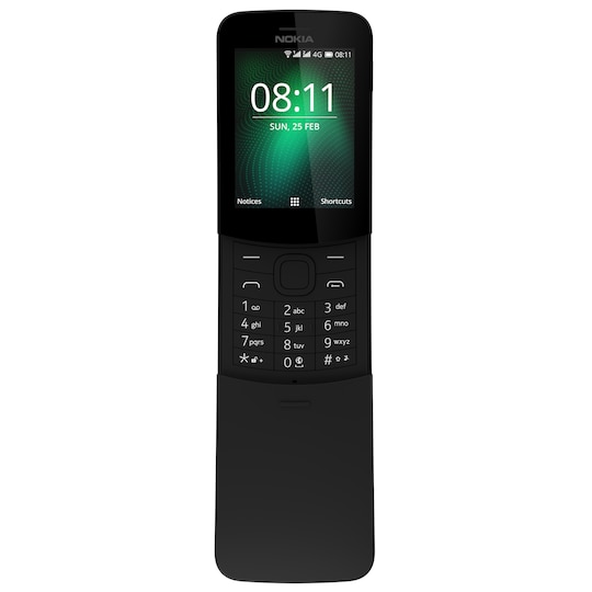 Nokia 8110 4G (sort) | Elgiganten