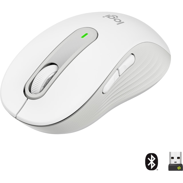 Logitech Signature M650 Wireless Mouse (hvid)