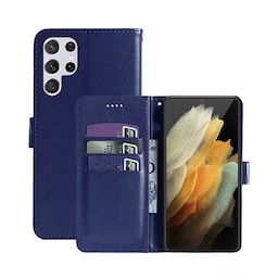Wallet Cover 3-kort Samsung Galaxy S22 Ultra  - mørk