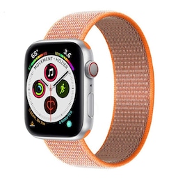 Apple Watch 6 (44mm) Nylon Armbånd - Spicy Orange