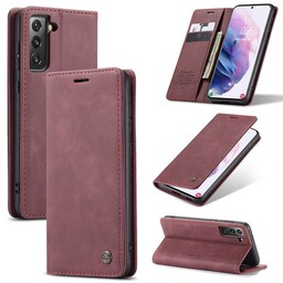 CaseMe Smart FlipCase Samsung Galaxy S22 Plus  - bordeaux