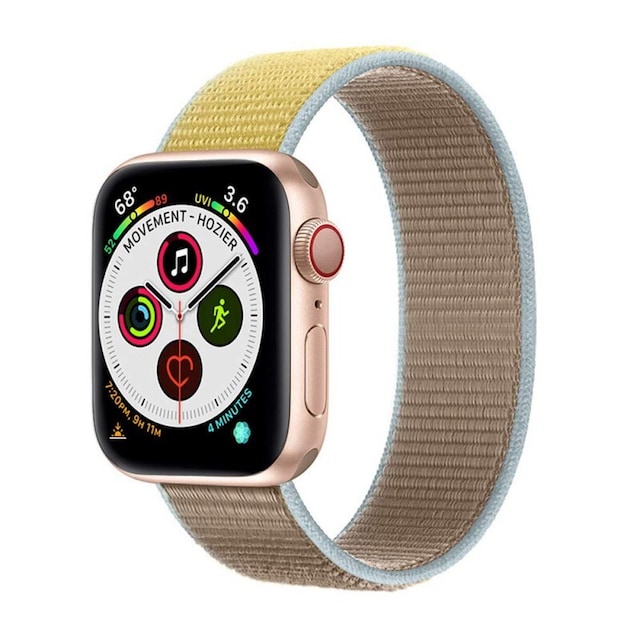 Nylon Armbånd Apple Watch 6 (40mm) - Camel