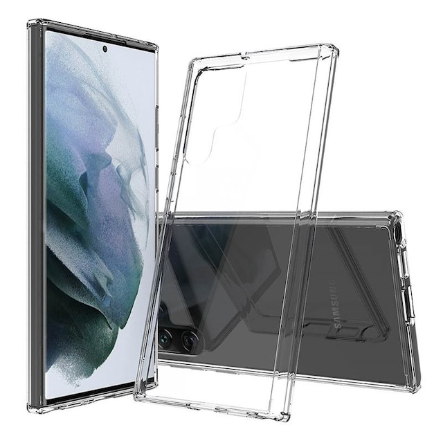 Silikone cover gennemsigtig Samsung Galaxy S22 Ultra