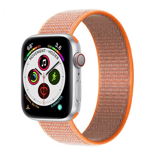 Nylon Armbånd Apple Watch 6 (40mm) - Spicy Orange