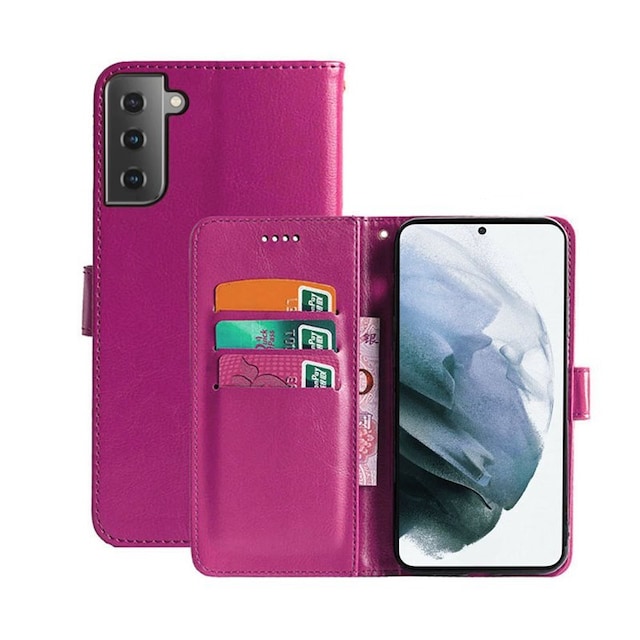 Wallet Cover 3-kort Samsung Galaxy S22 Plus  - lyserød
