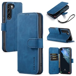 DG-Ming Wallet 3-kort Samsung Galaxy S22 Plus  - blå