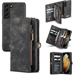 Multi-Wallet CaseMe 11-kort Samsung Galaxy S22 Plus  - Sort / Grå