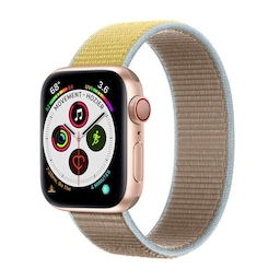 Apple Watch 6 (44mm) Nylon Armbånd - Camel