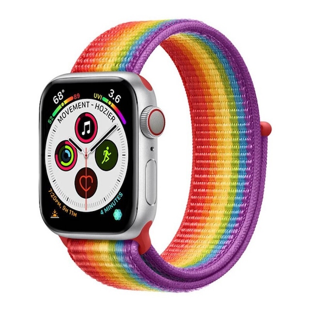 Apple Watch 6 (44mm) Nylon Armbånd - Pride Edition