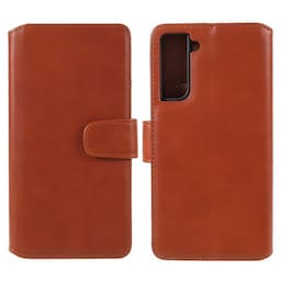 Nordic Covers Samsung Galaxy S22 Plus Etui Essential Leather Maple Brown