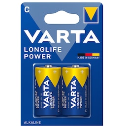 Varta Longlife Power C-batterier (2-pak)