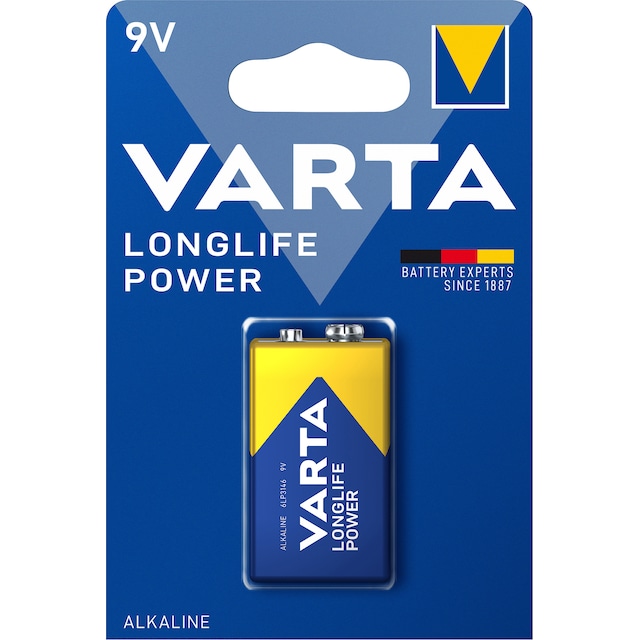 Varta Longlife Power 9V-batteri (1-pak)