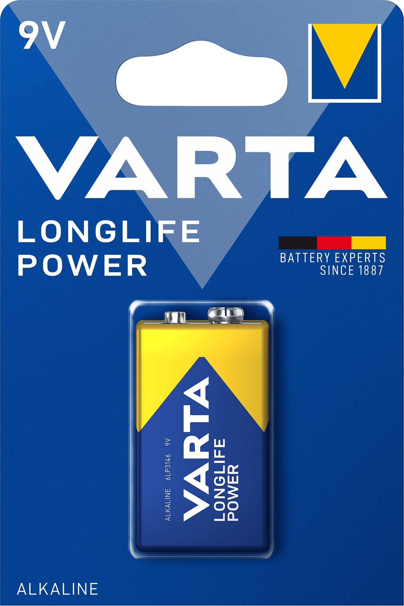 Billede af Varta Longlife Power 9V-batteri (1-pak) hos Elgiganten