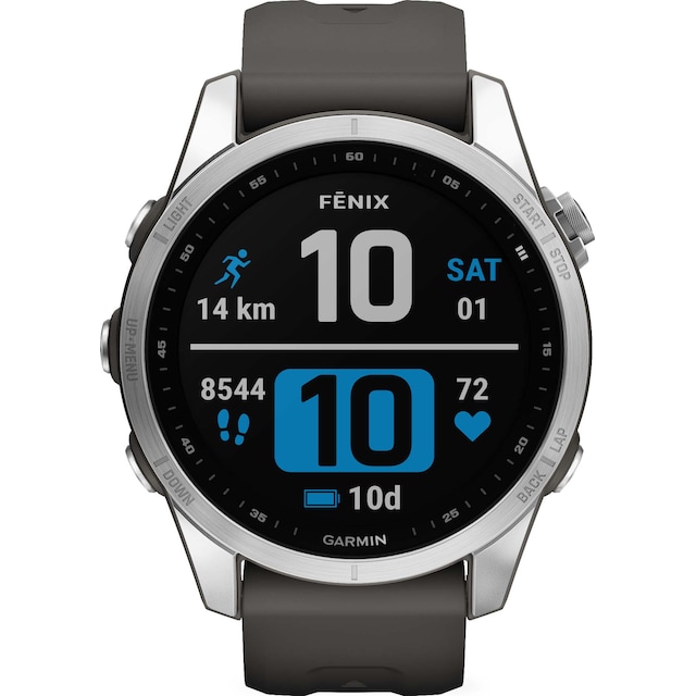 Garmin Fenix 7S smartur, 42mm (graphite)