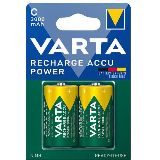Varta Power C 3000Mah-batterier (2-pak) | Elgiganten