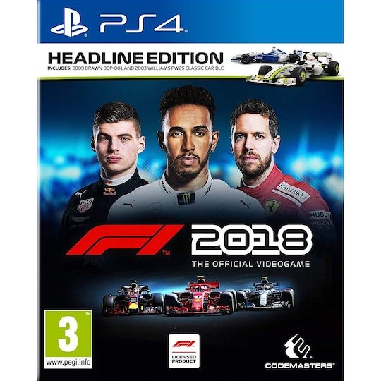 F1 2018: Headline Edition - PS4 | Elgiganten