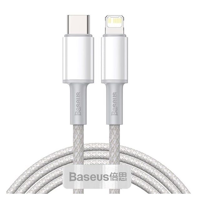 Baseus HD PD USB-C - Lightning 20W 2 m Vit