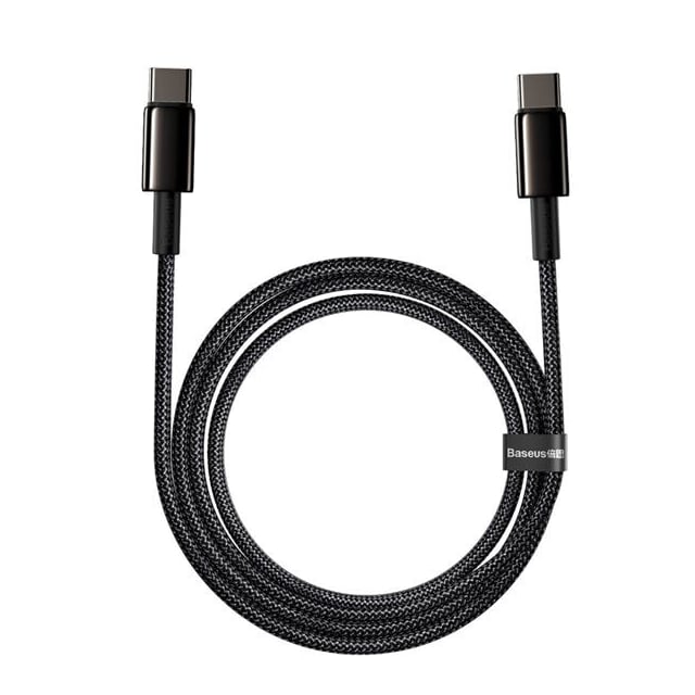 Baseus Tungsten PD USB-C - USB-C 100W 1 m Sort