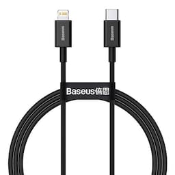 Baseus Superior PD USB-C - Lightning 20W 1 m Sort