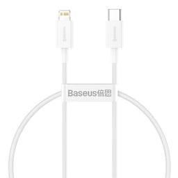 Baseus Superior PD USB-C - Lightning 20W 0,25 m Hvid