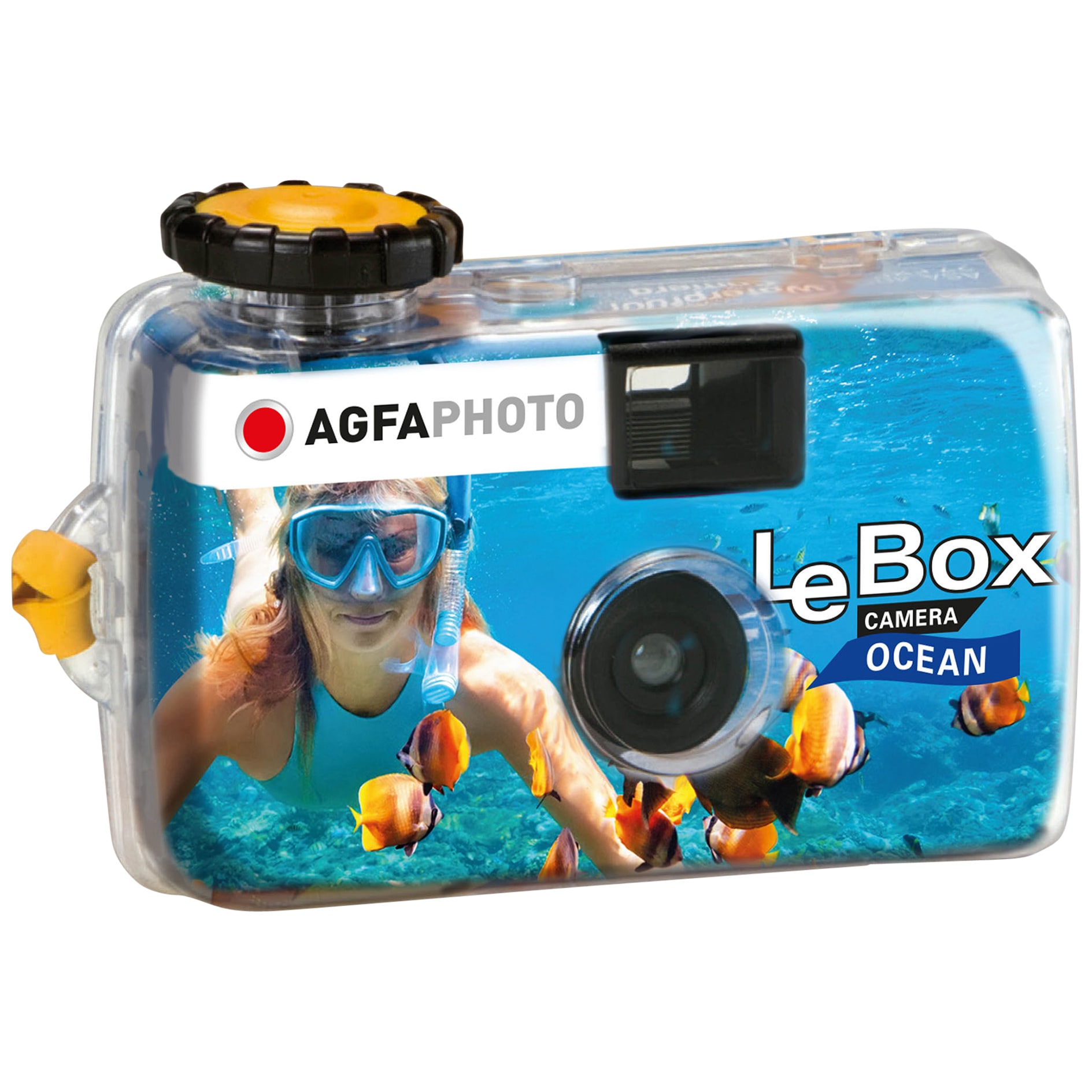 Agfaphoto LeBox Ocean analog engangskamera | Elgiganten