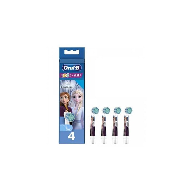 Oral-B Frozen II EB-10 4K Heads, For kids, Number of brush heads included 4