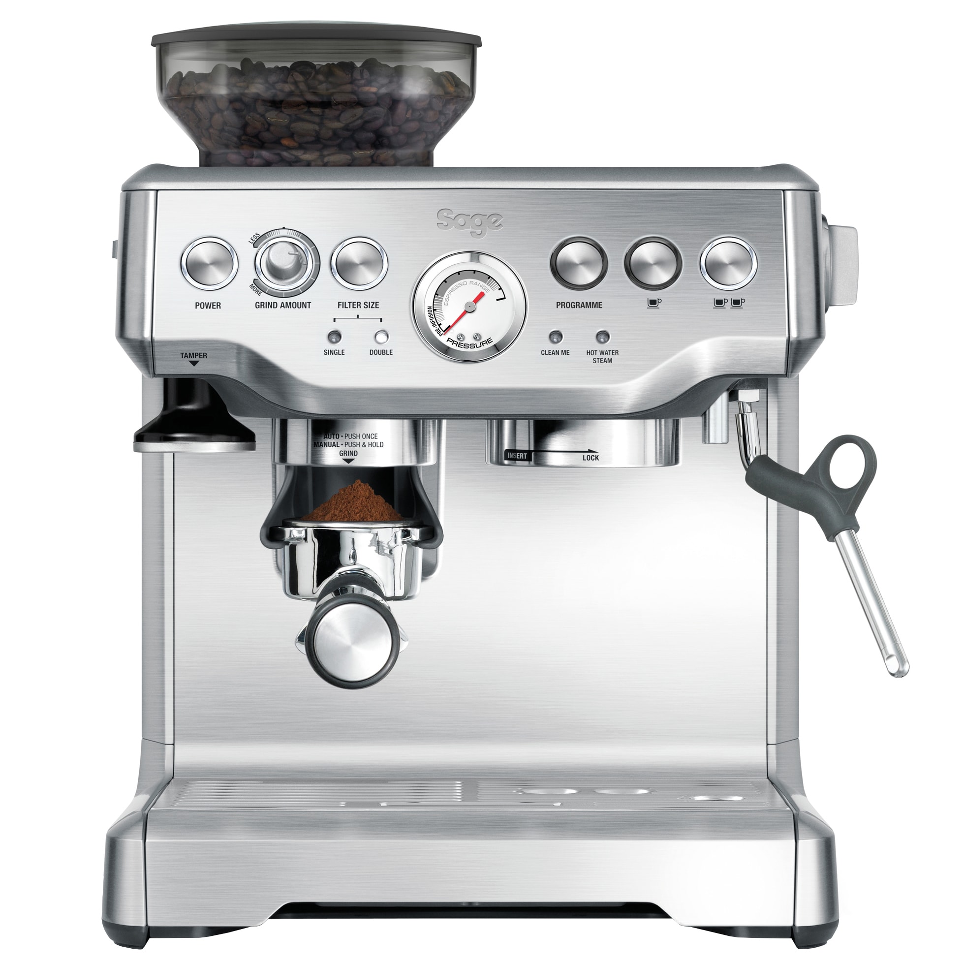 Sage Barista Express espressomaskine (stål) | Elgiganten
