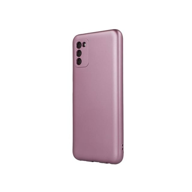 Metallisk foderal til Samsung Galaxy A03S - rosa