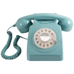GPO 746 Retro Drejeskivetelefon - Blå