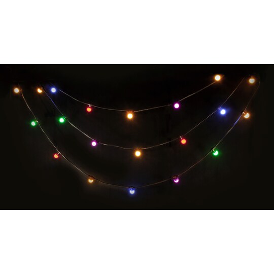 10 mtr. LED Lyskæde Multifarver | Elgiganten