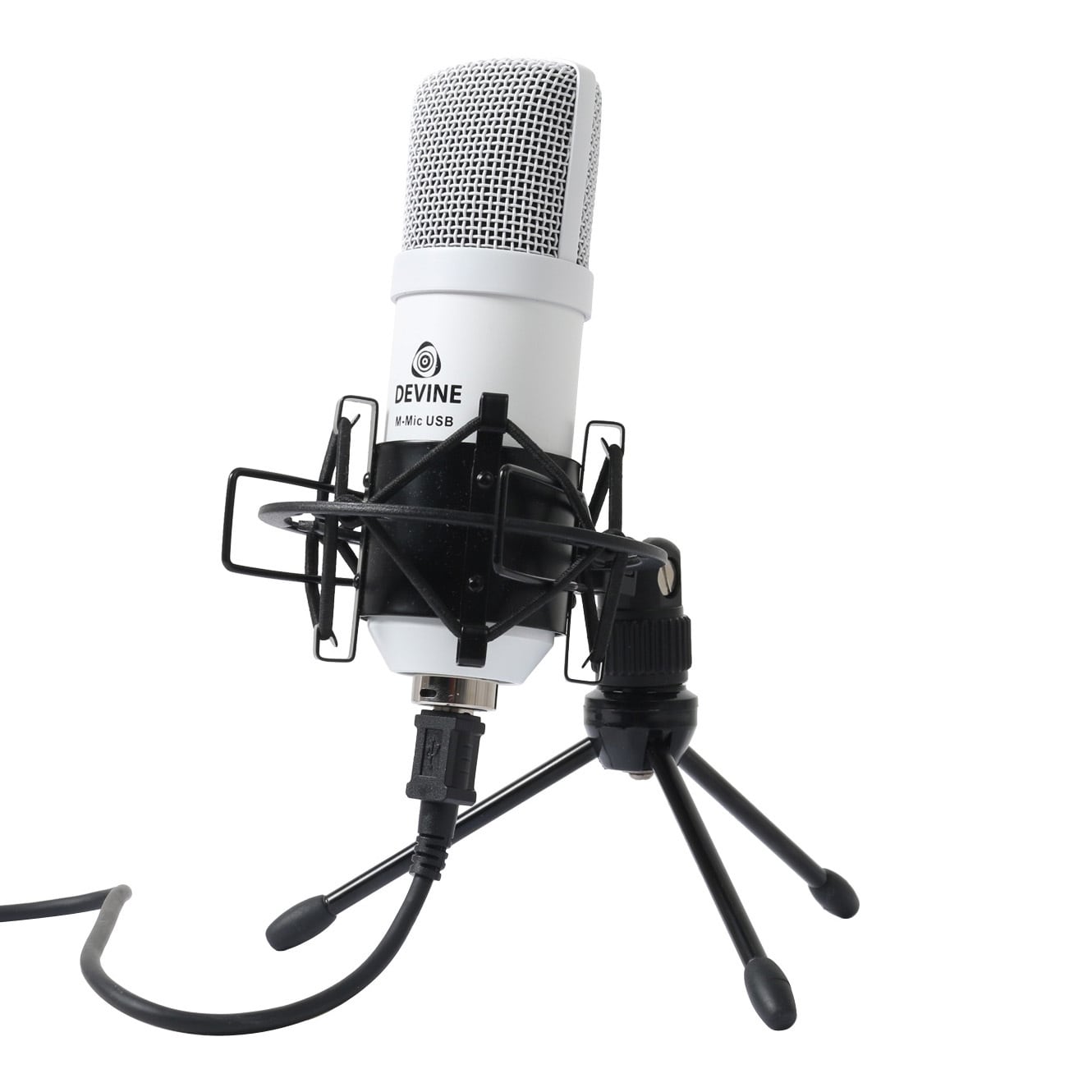 Devine Gamer og Podcaster USB mikrofon, hvid | Elgiganten