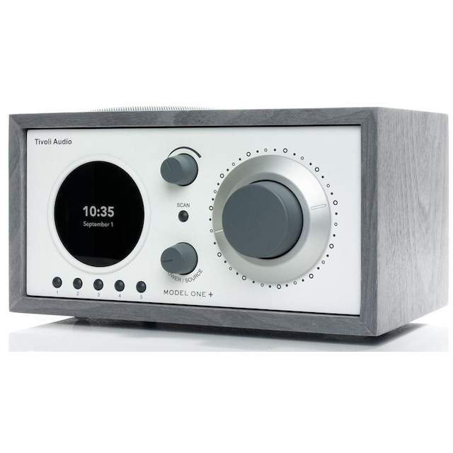 Tivoli Audio Model ONE+, Grå/Hvid