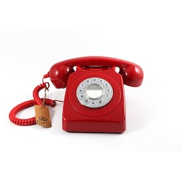 GPO 746 Retro telefon, rød