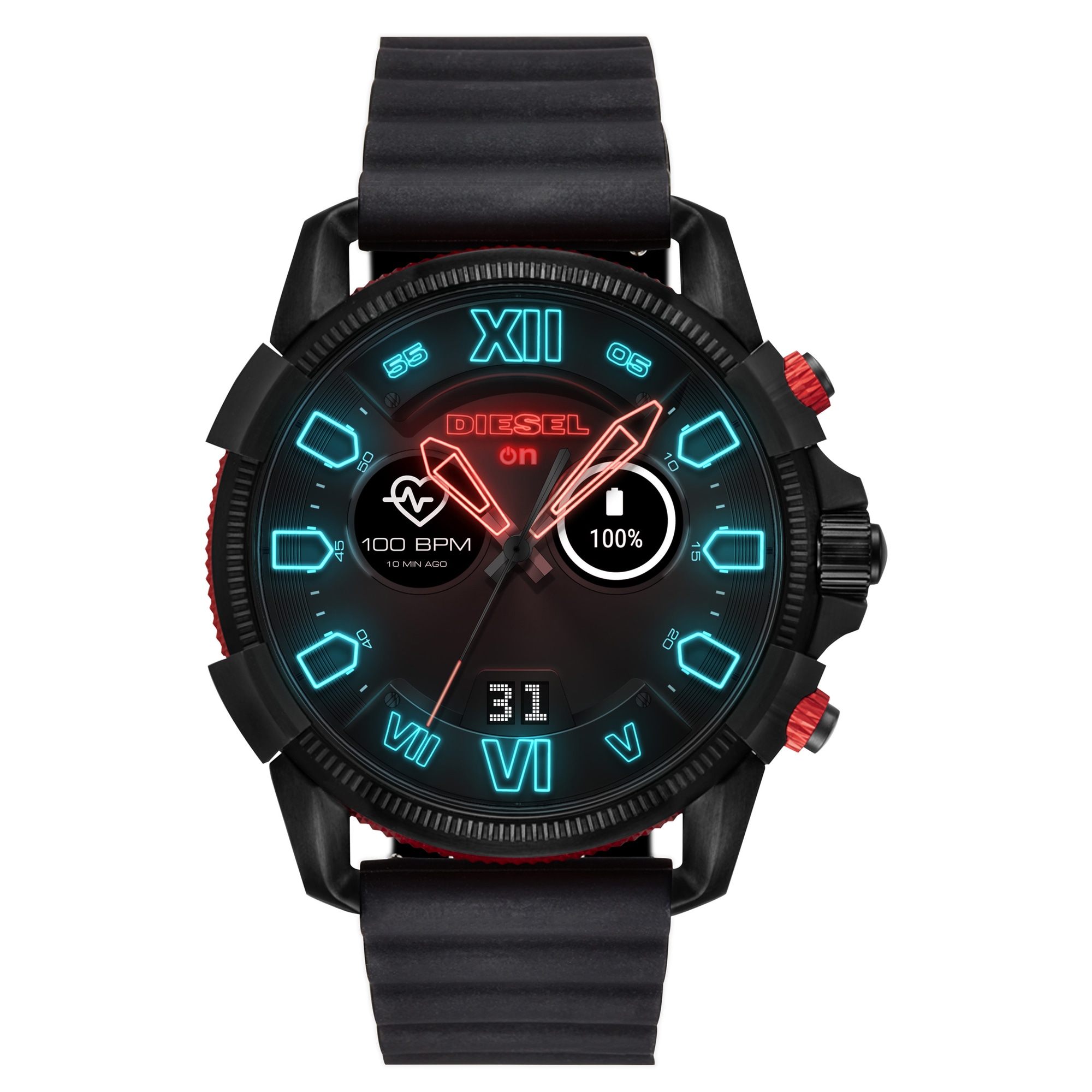 Full Guard 2.5 smartwatch (rød/sort) | Elgiganten