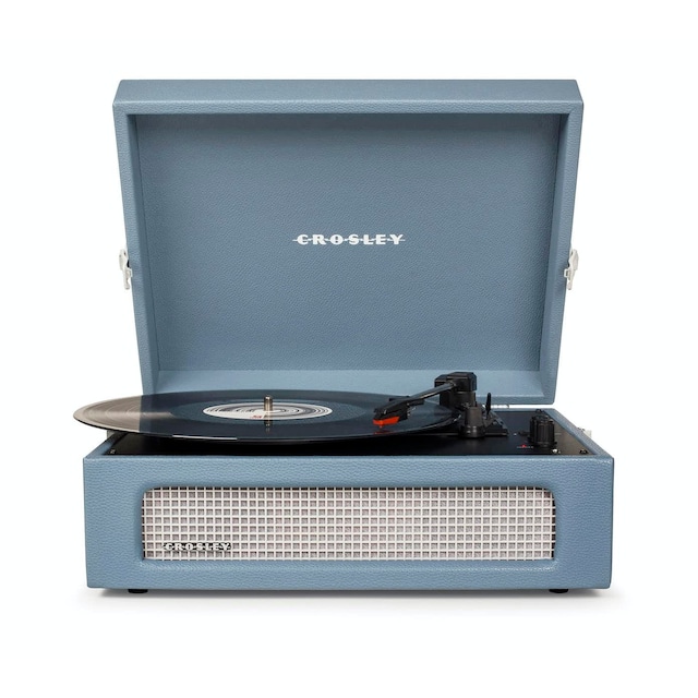 Crosley Voyager Turntable Two-way Bluetooth - Washed Blue