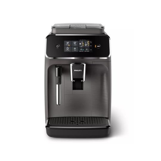 Philips Espresso Kaffemaskine EP2224/10 Pumpetryk 15 bar, Indbygget  mælkeskummer, Fuldautomatisk, Kashmir Grå | Elgiganten