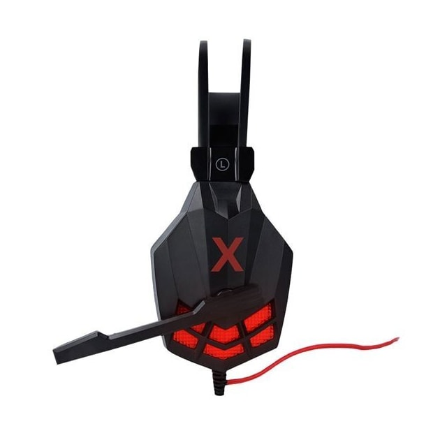 Maxlife Gaming MXGH-200 trådbundna hörlurar 3,5 mm jack svart