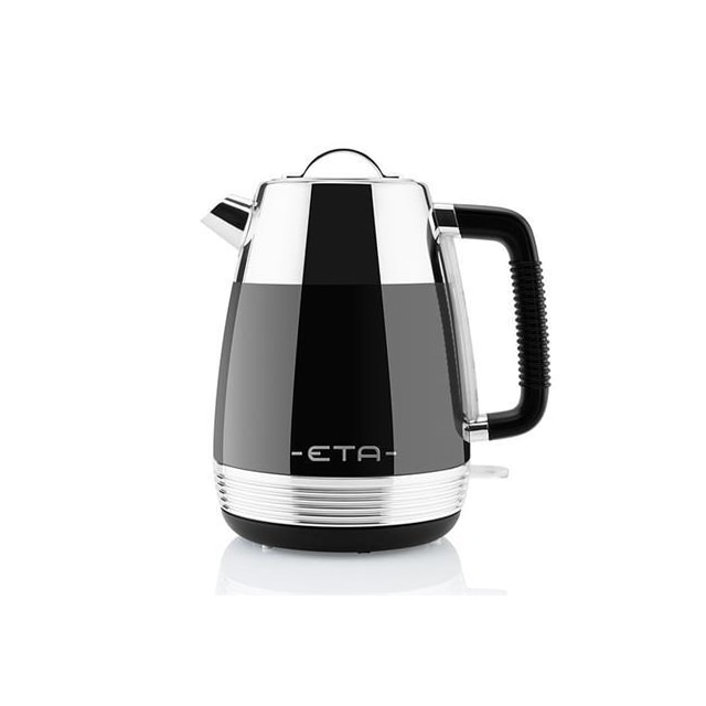 ETA Storio Kedel ETA918690020 Standard, 2150 W, 1,7 L, Rustfrit stål, 360 ° rotationsfod, Sort