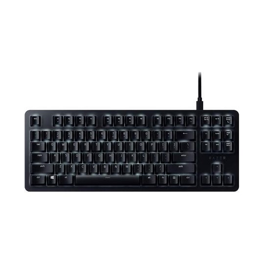 Razer BlackWidow Lite - Silent, Gaming, USA, sort, kablet, mekanisk tastatur  (orange switch), | Elgiganten