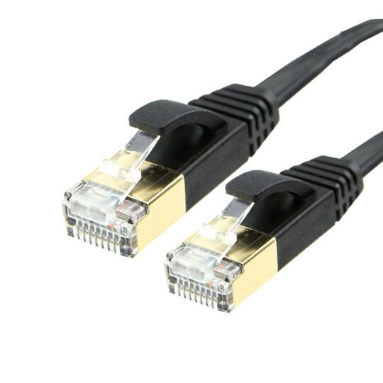 Ethernet Cat 6 netværkskabel 10 meter Sort | Elgiganten